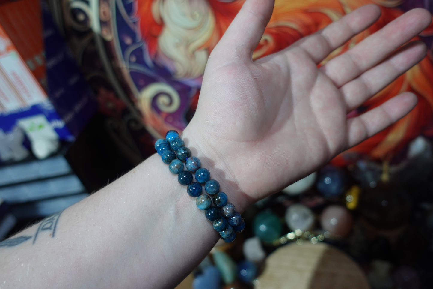 8mm Beaded Crystal Bracelets