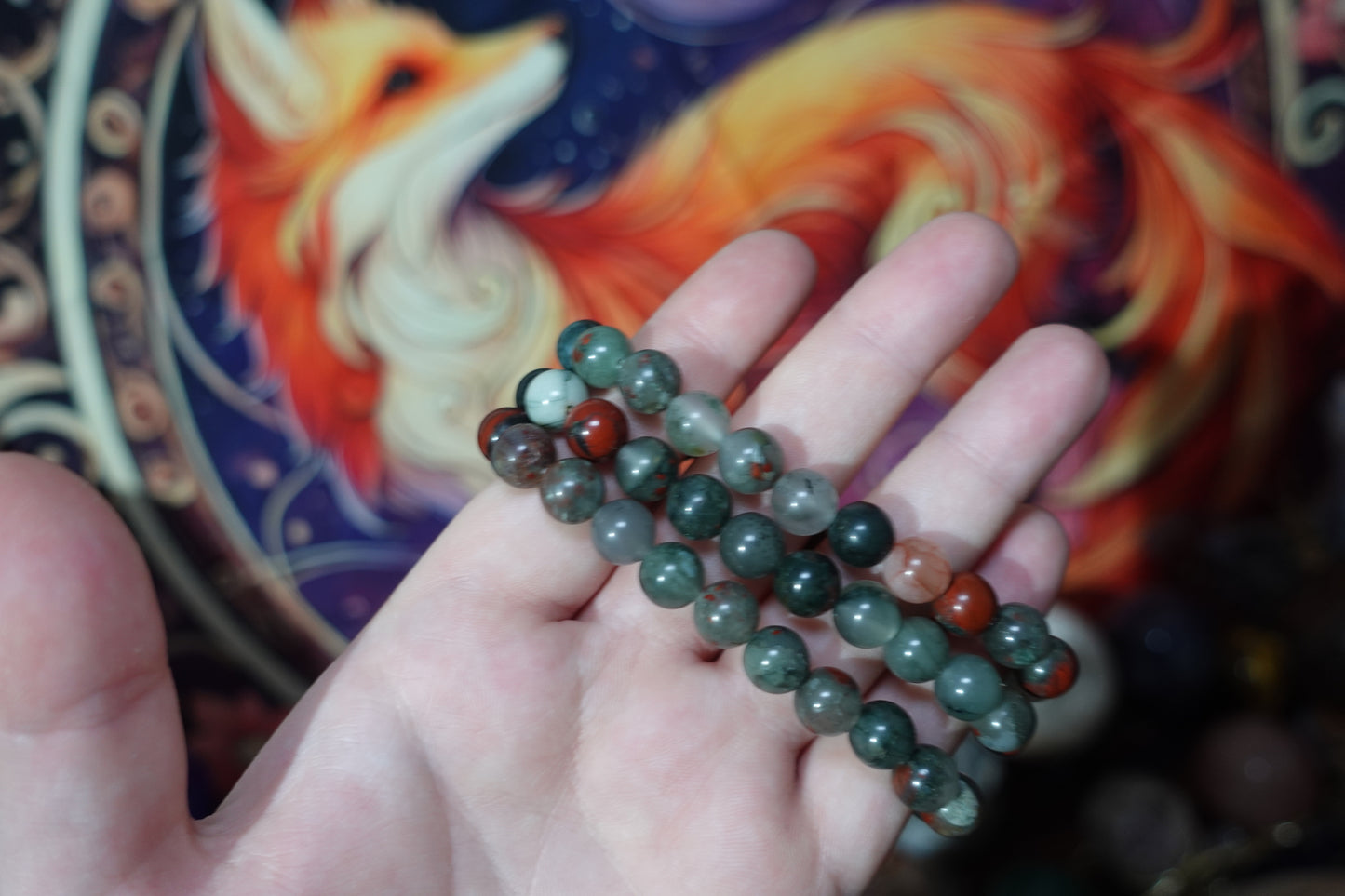 8mm Beaded Crystal Bracelets