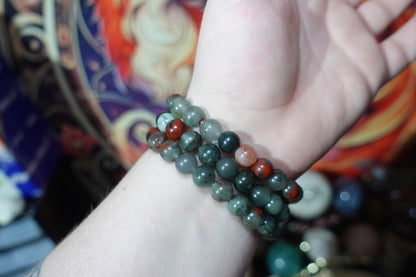 8mm Beaded Crystal Bracelets
