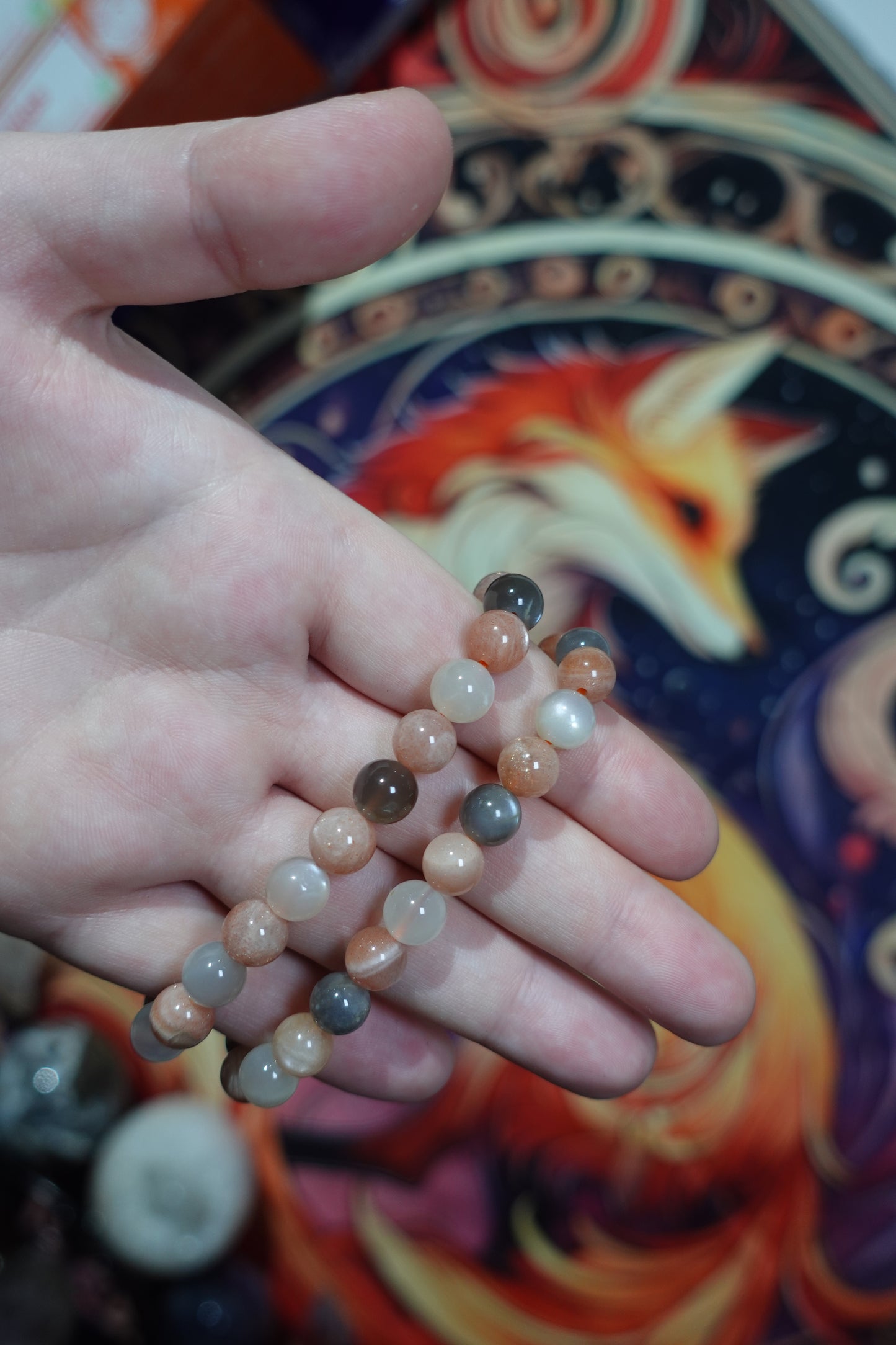 8mm Beaded Crystal Bracelets