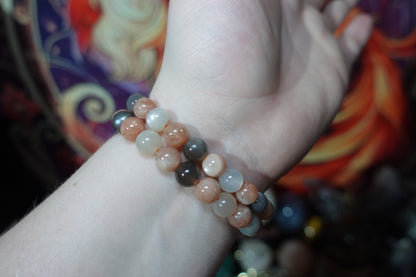8mm Beaded Crystal Bracelets