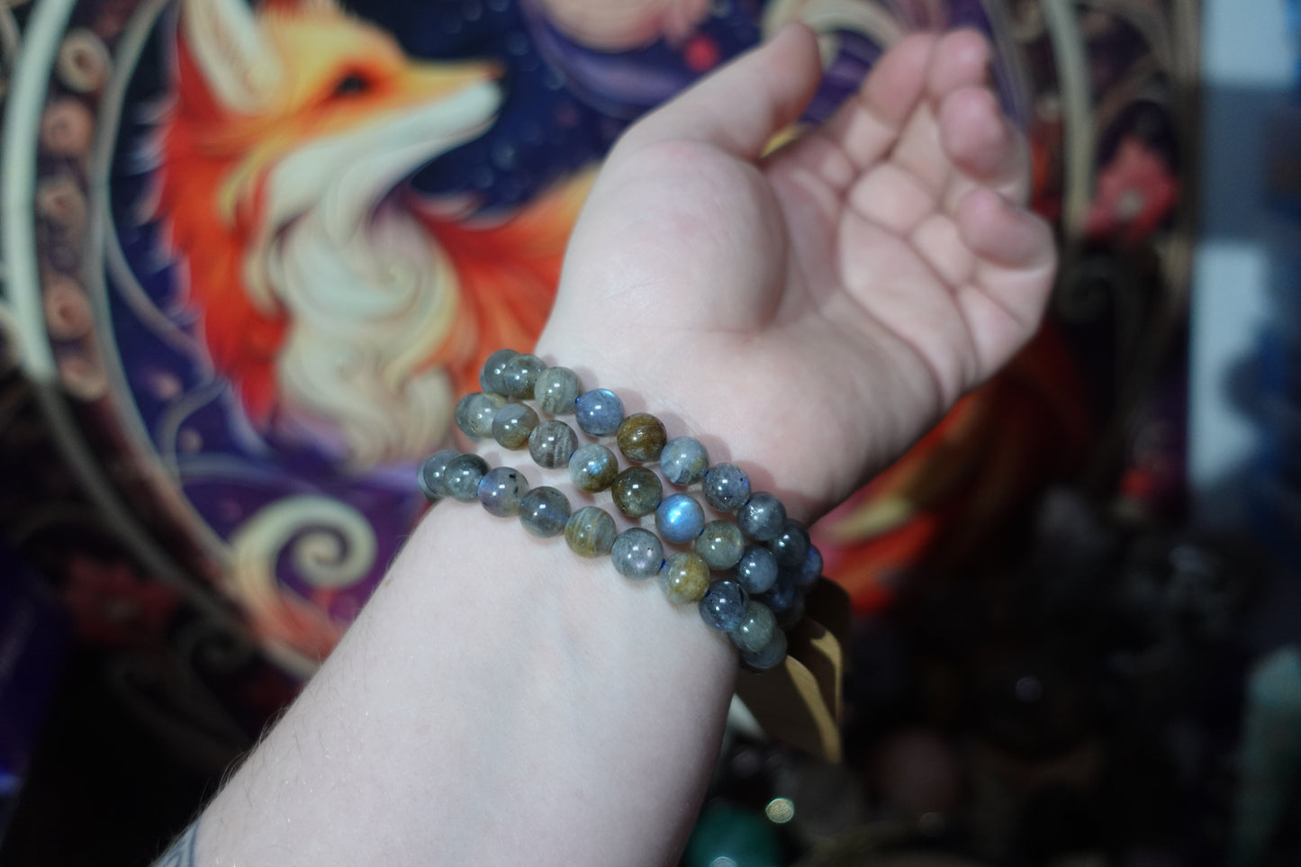 8mm Beaded Crystal Bracelets