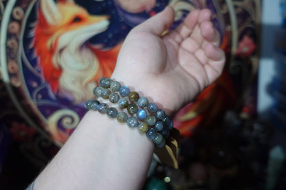 8mm Beaded Crystal Bracelets
