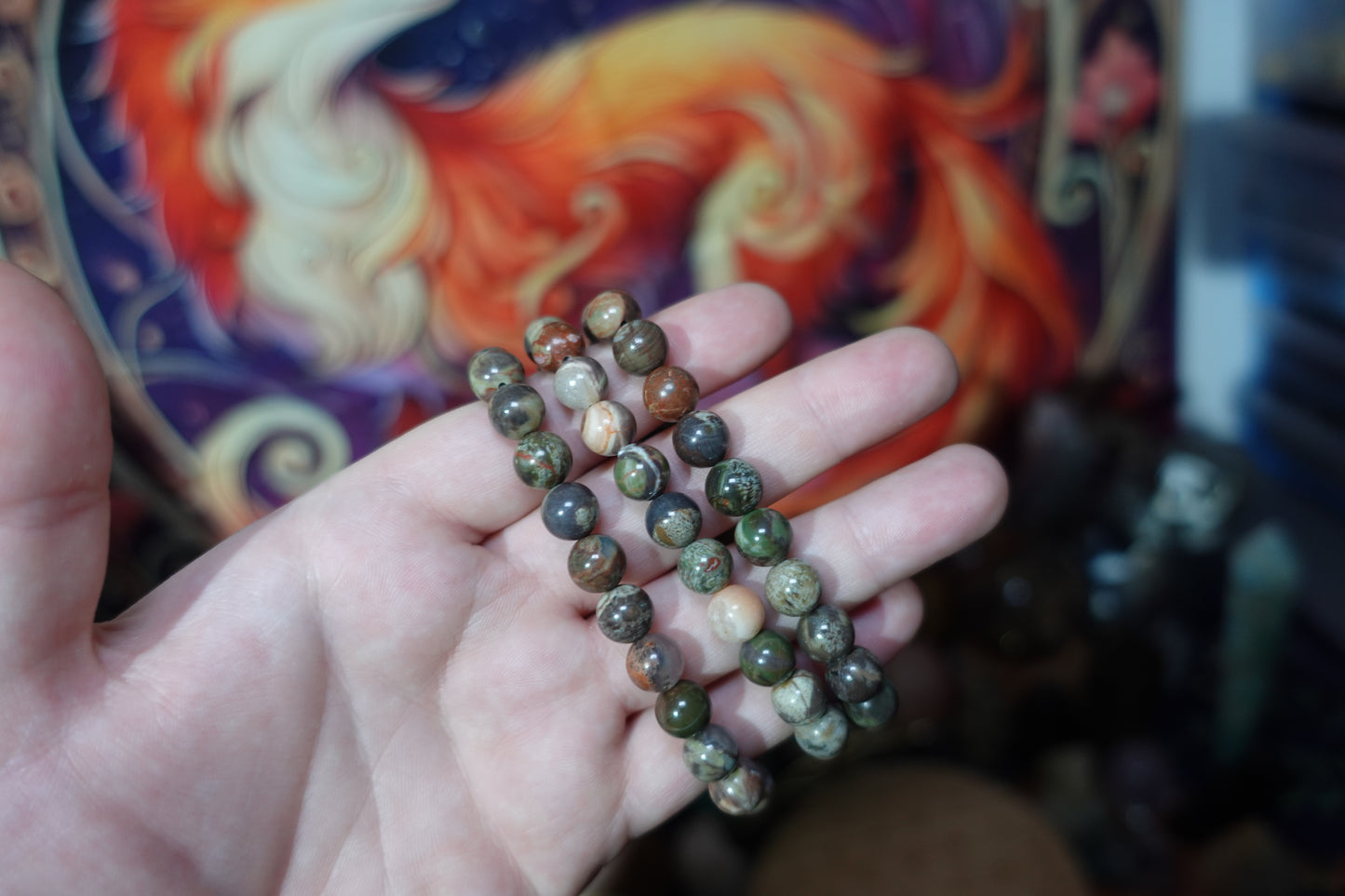 8mm Beaded Crystal Bracelets