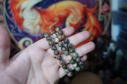8mm Beaded Crystal Bracelets