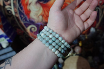 8mm Beaded Crystal Bracelets