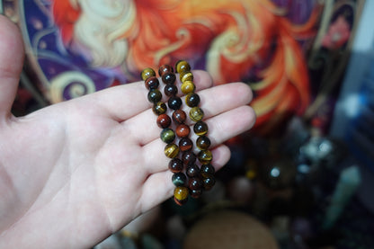 8mm Beaded Crystal Bracelets