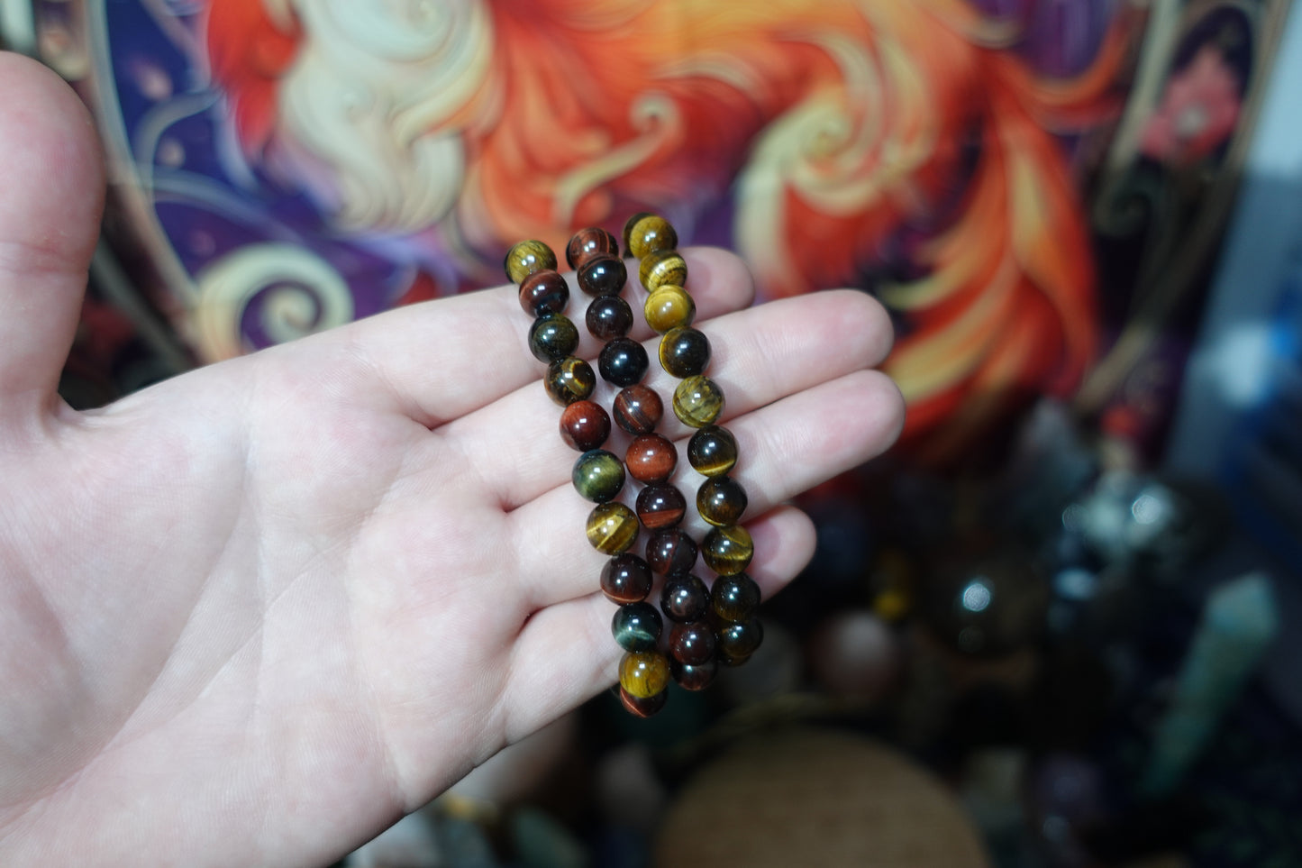 8mm Beaded Crystal Bracelets