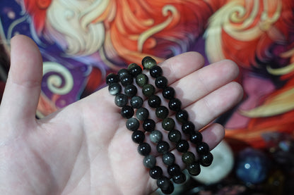 8mm Beaded Crystal Bracelets