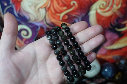 8mm Beaded Crystal Bracelets