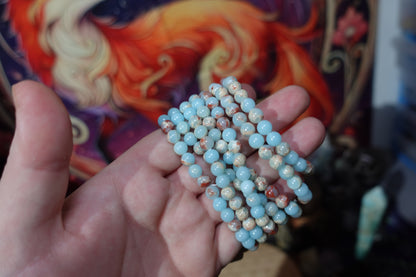 6mm Beaded Crystal Bracelets