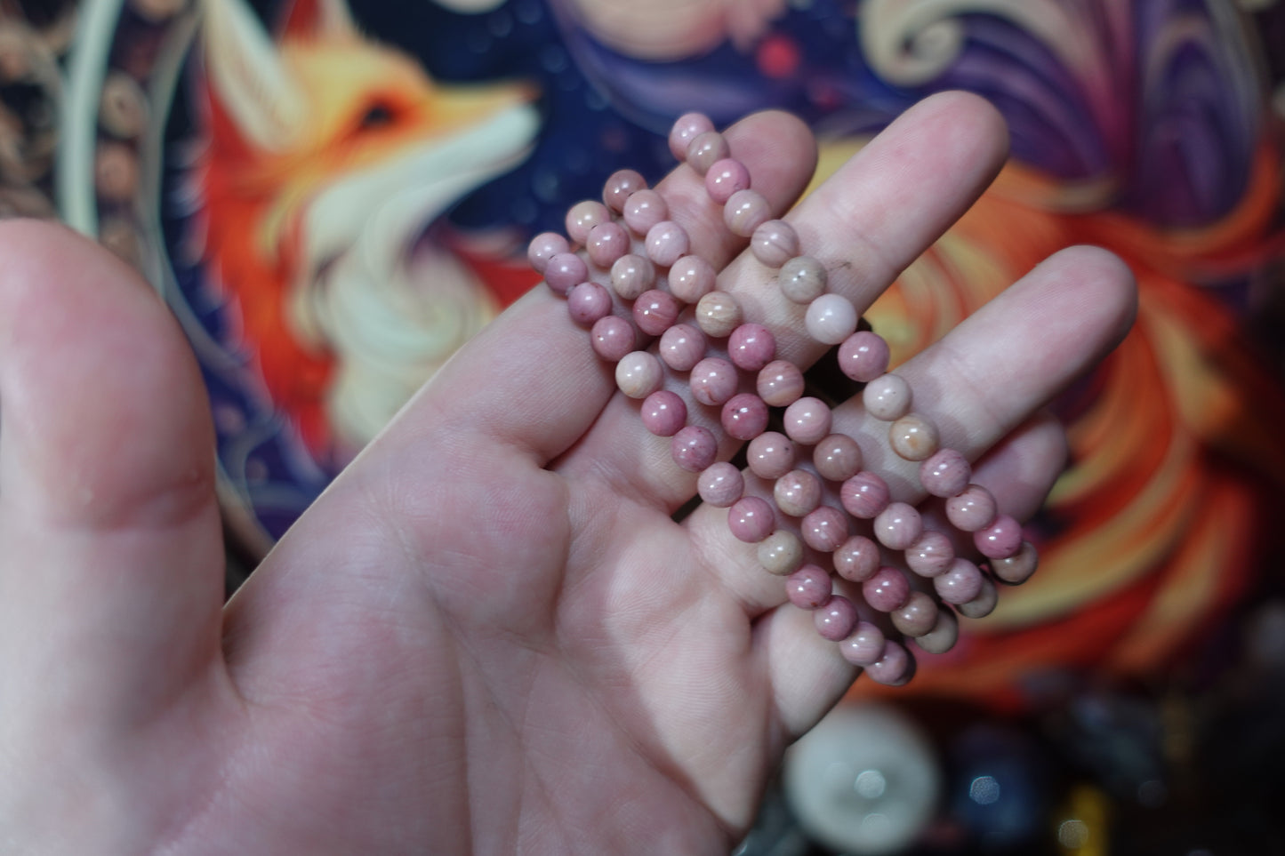 6mm Beaded Crystal Bracelets