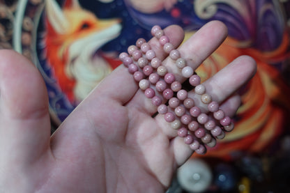 6mm Beaded Crystal Bracelets
