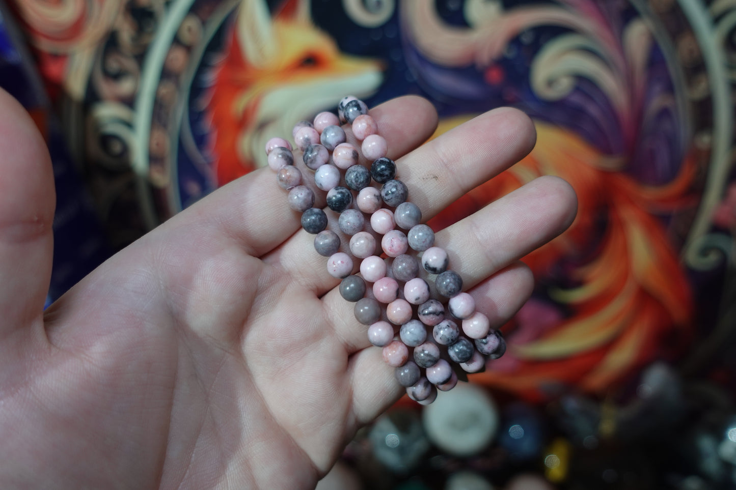 6mm Beaded Crystal Bracelets