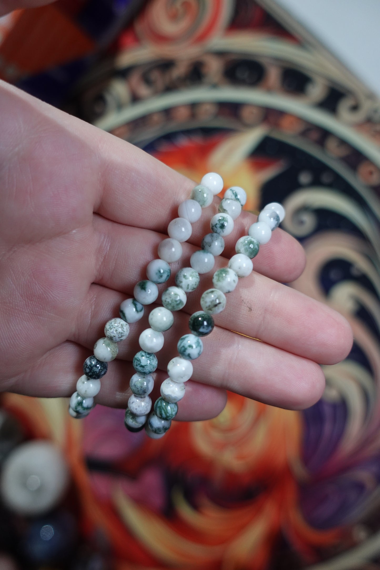 6mm Beaded Crystal Bracelets