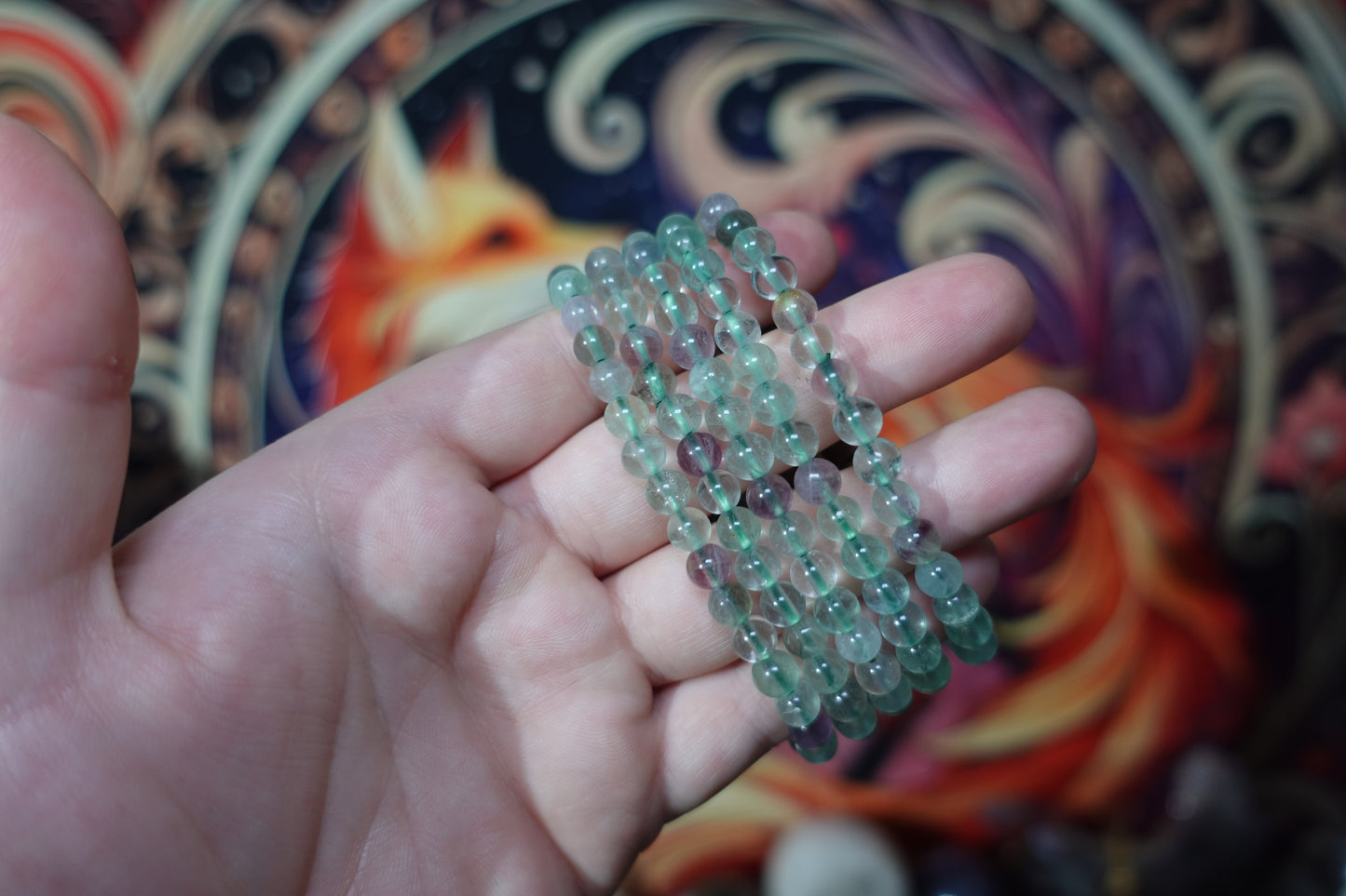 6mm Beaded Crystal Bracelets
