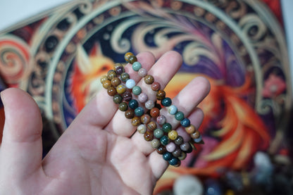 6mm Beaded Crystal Bracelets