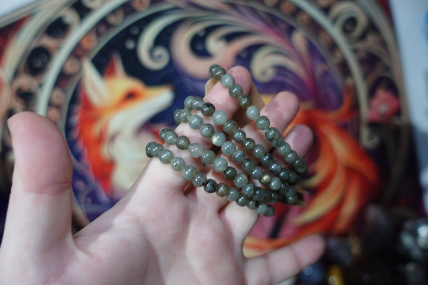 6mm Beaded Crystal Bracelets