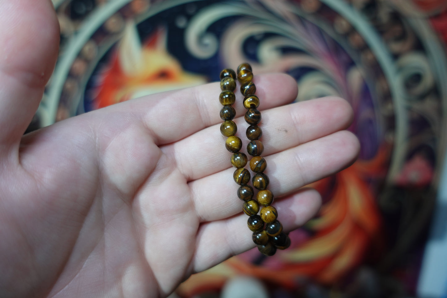6mm Beaded Crystal Bracelets