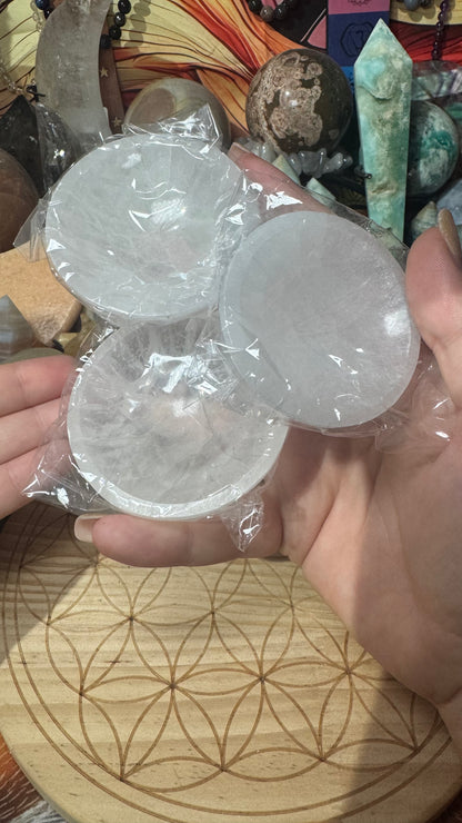 Small Selenite Bowl - 55mm to 70mm