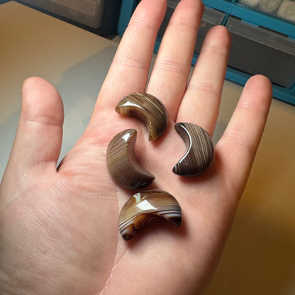 Chocolate Calcite Moons