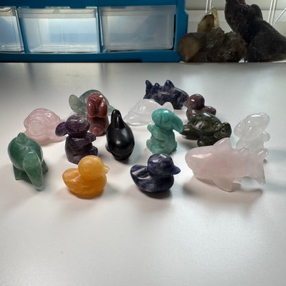 Mixed Carvings - Ducks, Sharks, Turtles, Rabbits