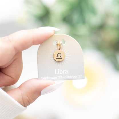 Gold Tone Zodiac Sign Charm