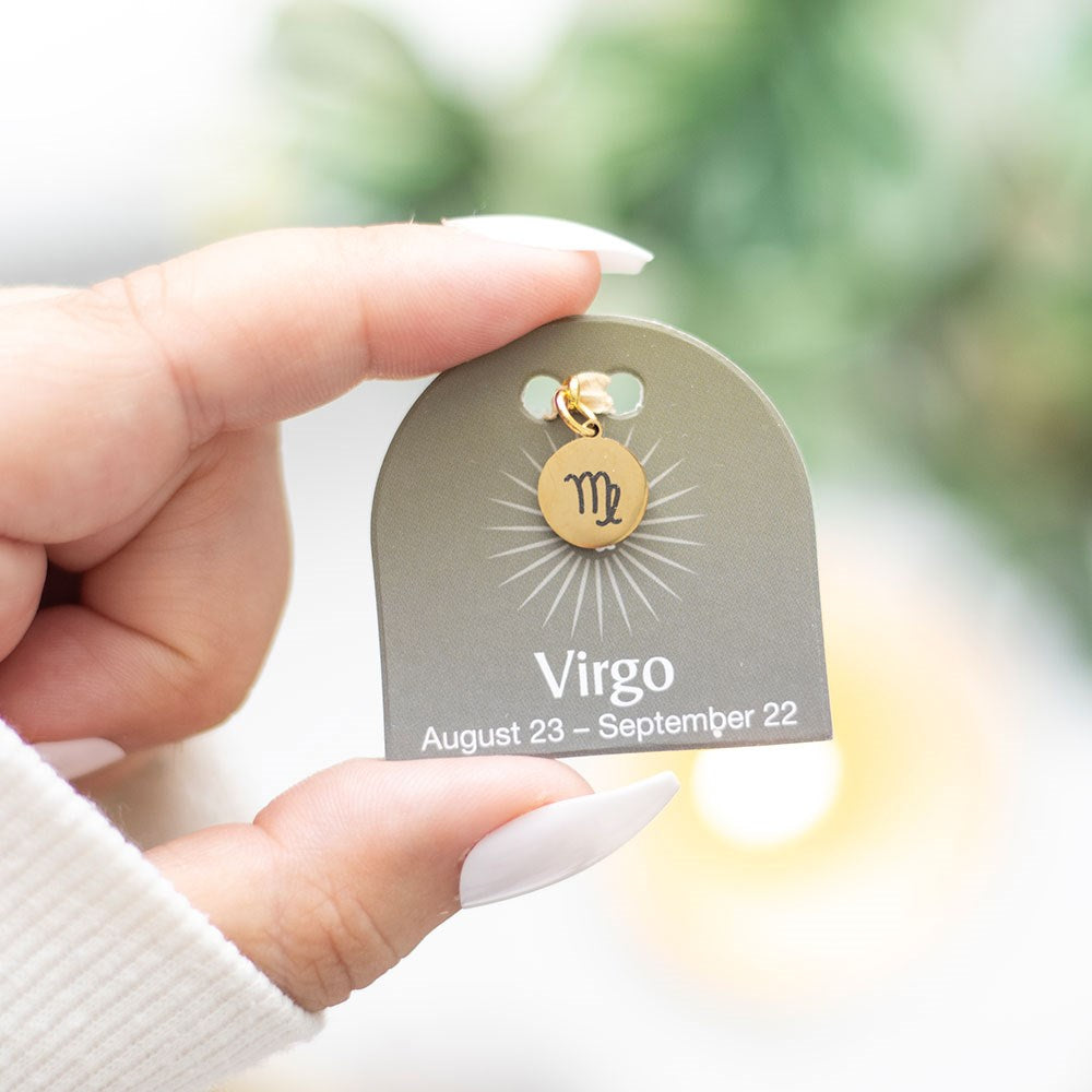 Gold Tone Zodiac Sign Charm
